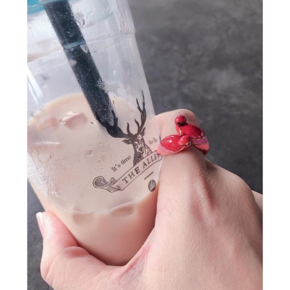 KATE SPADE • Out Of The Office Parrot Ring - Picture 5 of 8